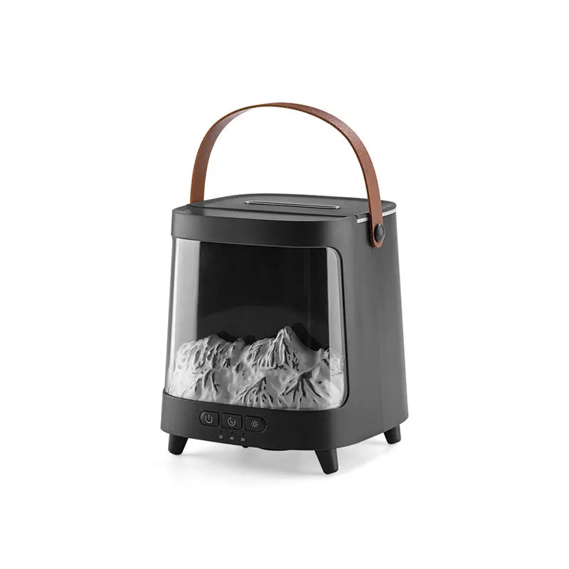 Air Humidifier Aroma Diffuser Colorful Flame Essential Oil Diffuser Home Mini Fragrance Diffuser Humidifier with Remote Control